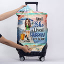 Just A Girl Boy Who Loves Cruising - Birthday Gift For Him, Her, Kid, Friends, Family, Trippin‘, Vacation, Beach, Sea, Travel Lovers - Personalized Custom Luggage Cover
