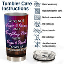 Apparently We Are Trouble When We Are Together Party Night Best Friends - Bestie BFF Gift - Personalized Custom Tumbler