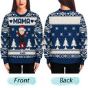Nana Papa Daddy Mommy Grandkids - Christmas Gift For Grandparents, Parents- Personalized Unisex Ugly Sweater