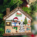 Hope You Like Animals And Kids - Christmas Gift For Family, Parents, Pet Lovers - Personalized Custom Shaped Wooden Ornament