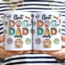 Best Dog Mom Ever - Birthday, Anniversary Gift For Dog Dad, Cat Mom, Pet Lover -  3D Inflated Effect Printed Mug, Personalized White Edge-to-Edge Mug