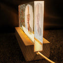 Custom Photo I'm Always With You Family Memorial - Personalized Rectangle LED Light