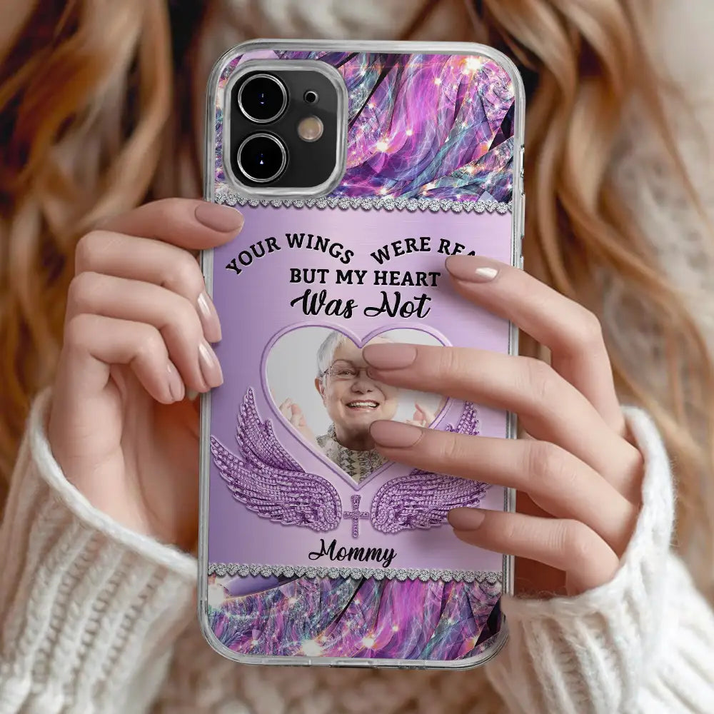 Family, Memorial - Custom Photo I Will Always Carry You With Me - Personalized Clear Phone Case