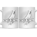 Hand In Hand, I Will Always Protect You - Birthday, Loving Gift For Mom, Dad, Papa, Nana, Grandma, Grandpa - Personalized Custom Mug