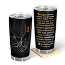 Hand In Hand, I Will Always Protect You - Birthday, Loving Gift For Mother, Father, Grandma, Grandpa, Parents, Grandparents - Personalized Custom Tumbler