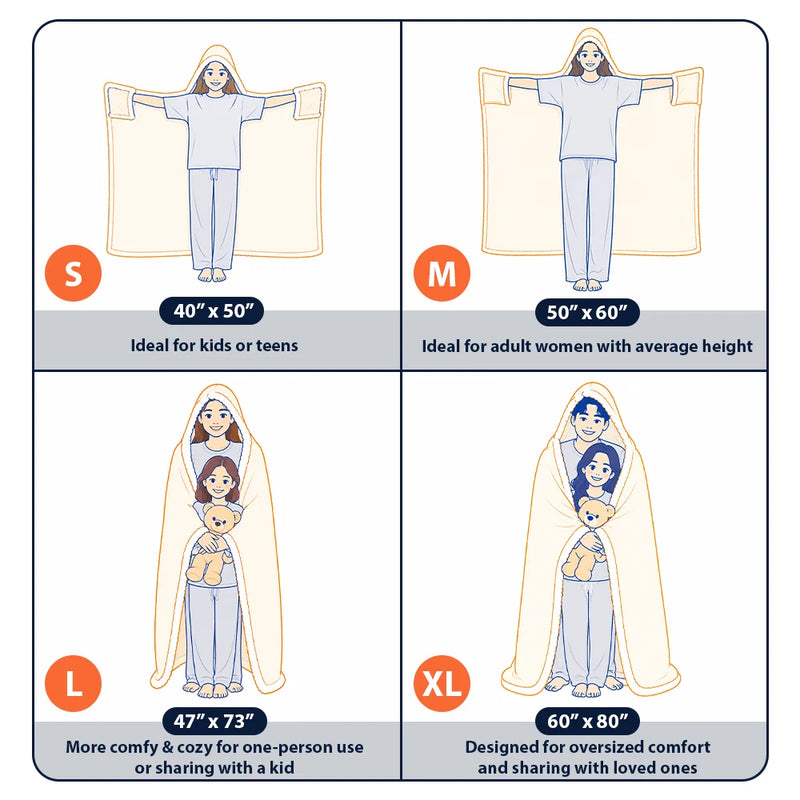 This Is My Reading Blanket Birth Month Flower - Personalized Wearable Hooded Blanket