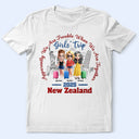 Travel, Gift For Bestie, Happy, Gift For Women - We Are Trouble When We Are Together - Personalized T Shirt