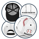 Gift For Father,Gift For Grandpa,Baseball,Non-Eng,Icon,Proud - We Caught The Best Dad Baseball Bat - Personalized Classic Cap