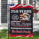 America 250th,Independence Day,Top Market,Family,Proud,Icon - We The People 250 Years Of Freedom - Personalized Flag