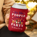 America 250th,Independence Day,Family,Proud,Custom Text - We The People Like To Party US 250Th Anniversary - Personalized Can Cooler Sleeve