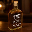 Gift For Father,Dad - Children,Funny - We're Yours No Returns Or Refunds - Personalized Whiskey Bottle