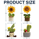 Family,Memorial,Custom Photo,Love - Custom Photo Memorial Look For Me In The Sunshine - Personalized Crochet Plant Pot