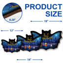 Halloween,Pet Lovers,Funny - Welcome Foolish Mortals Pet Halloween - Personalized Custom Shaped Wood Sign