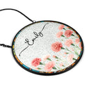 Gift For Yourself,Gift For Women,Happy - Birth Month Flower Watercolor Blooming In Love - Personalized Stained Glass Window Hanging Suncatcher