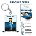 Nurse Nutrition Facts - Gift For Nurses - Personalized Custom Acrylic Keychain