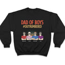 Dad Of Girls Outnumbered - Father Gift - Personalized Custom T Shirt
