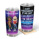Drinking Friends Partners In Crime Just Remember If We Get Caught - Birthday Gifts For Friends, Besties, Soul Sisters, BFF - Personalized Custom Tumbler
