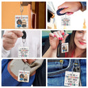 You Are The Reason I Don't Punch People At Work Colorful - Funny, Anniversary, Birthday Gifts For Colleagues, Coworker, Besties - Personalized Custom Acrylic Keychain