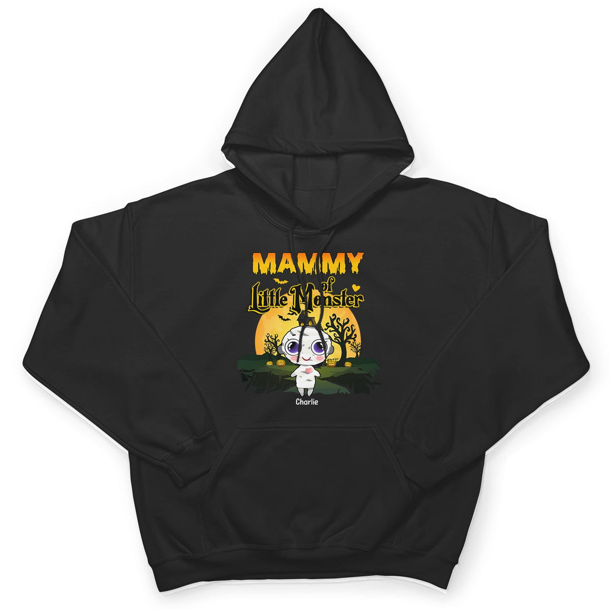 Grandma Of Little Monsters Character Costumes - Halloween Gift For Grandma, Grandparents, Mom, Dad, Family - Personalized T Shirt