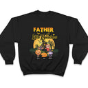 Grandma Of Little Monsters Character Costumes - Halloween Gift For Grandma, Grandparents, Mom, Dad, Family - Personalized T Shirt