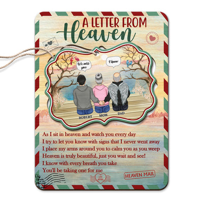 Wooden Card With Pop Out Medallion Ornament