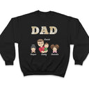 Grandkids Papa Daddy - Gift For Grandpa, Father, Uncle - Personalized T Shirt