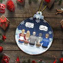 We Miss You I Know - Christmas Memorial Gift For Family - Personalized Custom Shaped Acrylic Ornament
