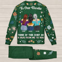 Think Of This Shirt As A Hug From Me To You - Holiday, Birthday, Loving Gift For Bestie, Friend, Colleague - Personalized Unisex Pajamas Set