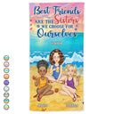 Best Friends Are The Sisters We Choose For Ourselves - Gift For BFF, Besties, Beach, Travel Lovers - Personalized Beach Towel
