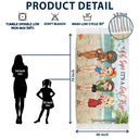 Beaches Booze And Besties - Personalized Turkish Beach Towel