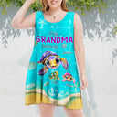 This Grandma Belongs To - Personalized Sleeveless Tank Dress