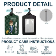 Catch Flights Not Feelings - Personalized Luggage Tag