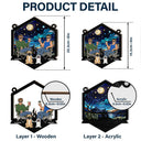 Making Memories One Campsite At A Time - Personalized Window Hanging Suncatcher Ornament