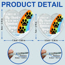A Piece Of My Heart Is At The Rainbow Bridge Memorial Dog Cat - Personalized Heart Shaped Glass Ornament
