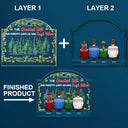 The Greatest Gift Our Parents Gave Us Sibling - Personalized 2-Layered Mix Ornament