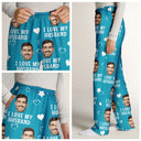 Family - Custom Photo I Love My Family - Personalized Kid Pajama Pants
