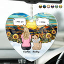 Dog Lovers,Memorial,Pet Lovers,Sad,Dog Mom - I Miss You Memorial Dog Cat - Personalized Acrylic Car Hanger