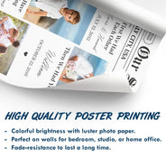 Gift For Couples,Old Couples,Parents,Gift For Grandparents - Custom Photo Our Story Family Now We Have Everything - Personalized Poster
