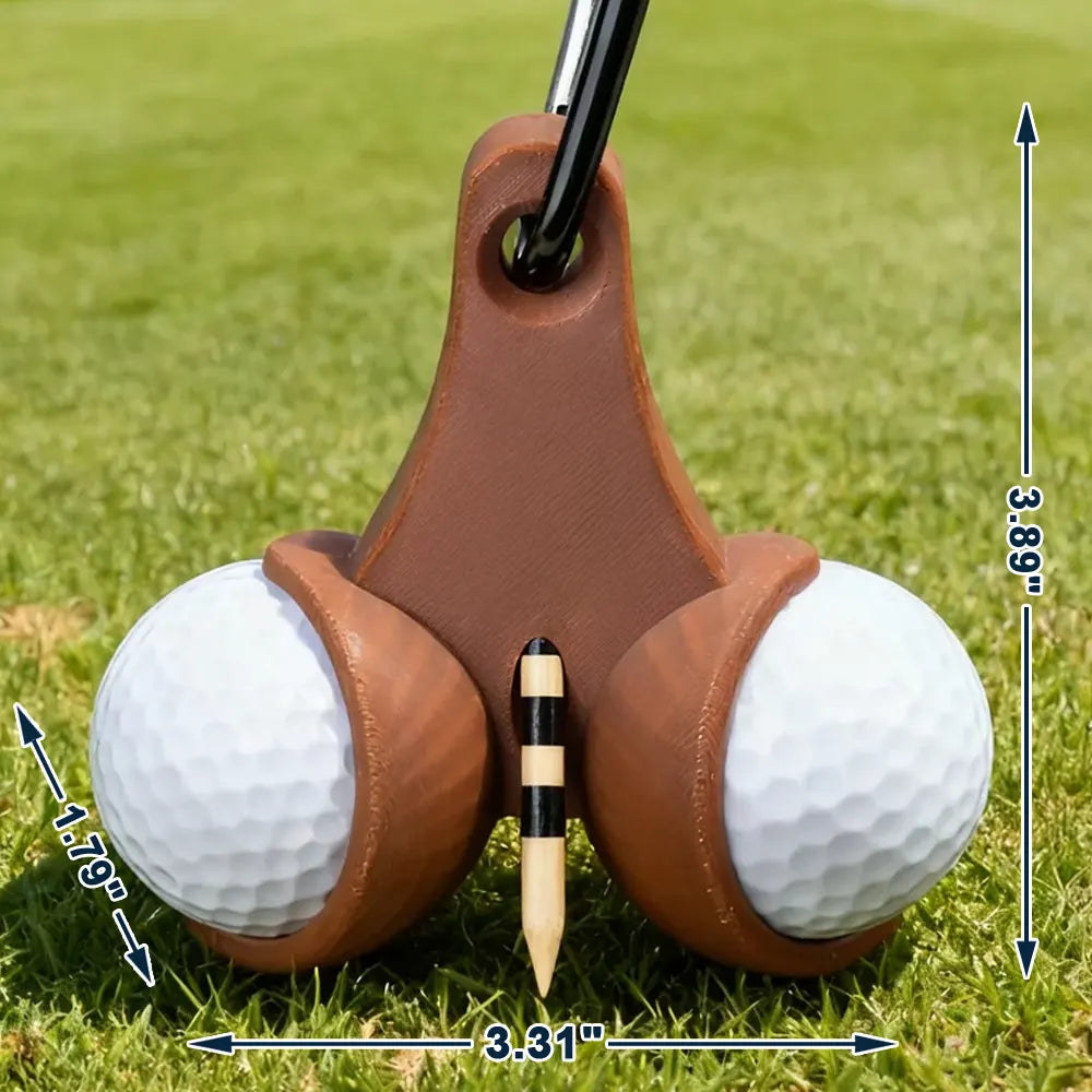Funny,Golf,Sport Dad,Gift For Husband,Gift For Men,Gift For Yourself,Gift For Grandpa,Dad's Hobby,Grandma's Hobby,Gift For Father - Custom Photo Best Daddy By Par - Personalized 3D Printed Golf Ball Tee Holder