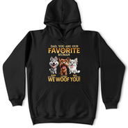 Pet Lovers,Pet Mom,Pet Dad,Happy,Dog Lovers,Dog Mom,Dog Dad - You Are My Favorite Human - Personalized T Shirt