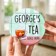 Gift For Mother,Gift For Daughter,Gift For Sisters,Funny - Your Drink Here Mother Daughter Sister - Personalized Ceramic Coaster