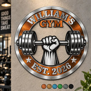 Top Market, Gym, Confident, Gifts For Him, Gift For Men, Gift For Yourself, Custom Text - Workout Room Decor Gift For Gym Lovers - Personalized Custom Shaped Metal Sign