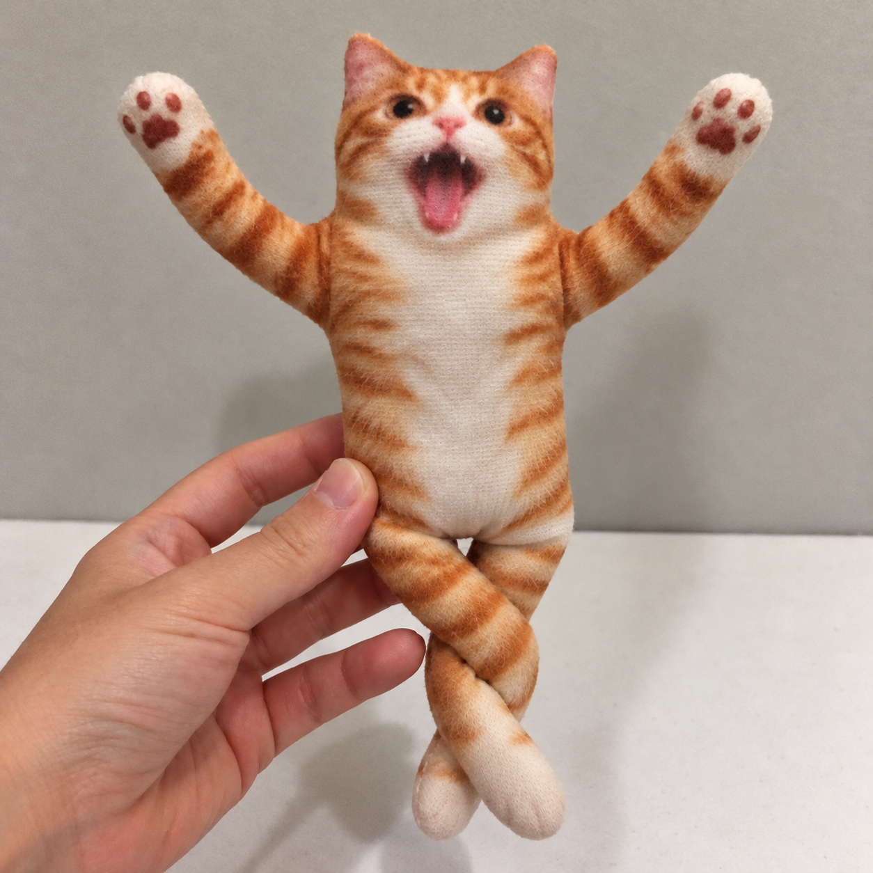 Art Design, Christmas, Custom Photo, Humorous, Pet Lovers, Photo - Poseable Body Doll - Funny Gift For Dog Mom, Dad, Cat Lover - Personalized Custom Photo Pet Squishy Toy Poseable Plush Doll